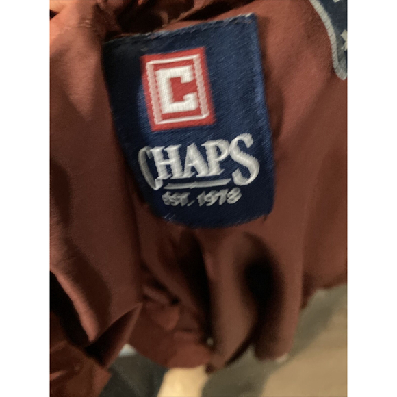 Ralph Lauren Chaps Jacket Men’s XL Orange Red? Windbreaker Rain Coat Y2K Coat - Picture 5 of 6